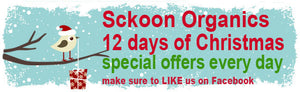 Sckoon Organics 12 Days of Christmas: 20% OFF on ALL Organic Baby Clothes & Cloth Menstrual Pads