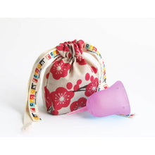 SCKOONCUP - MENSTRUAL CUP AND ORGANIC CLOTH PAD SET - PINK HOPE - SckoonCup