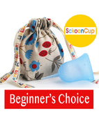 SckoonCup BEGINNER's CHOICE Menstrual Cup, Made in USA FDA Approved, Organic Cotton Pouch - Balance - SckoonCup