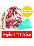 SckoonCup BEGINNER CHOICE Menstrual Cup, Made in USA FDA Approved, Organic Cotton Pouch- Harmony - SckoonCup