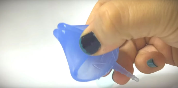 How to Fold a Menstrual Cup: The Double 7 Menstrual Cup Fold