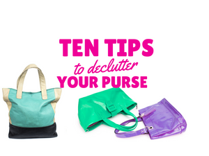 10 Tips to Declutter Your Purse