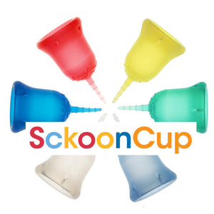 SckoonCup BEGINNER CHOICE Menstrual Cup, Made in USA FDA Approved, Organic Cotton Pouch- Harmony - SckoonCup