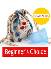 SckoonCup BEGINNER's CHOICE Menstrual Cup, Made in USA FDA Approved, Organic Cotton Pouch - Balance - SckoonCup