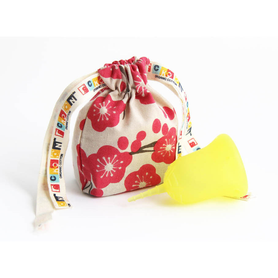 SCKOONCUP - MENSTRUAL CUP AND SCKOON ORGANIC COTTON PAD SET - SUNRISE - SckoonCup
