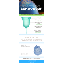 SckoonCup BEGINNER CHOICE Menstrual Cup -  "Hope" <font color=#fa2cc9><b>Join Our Breast Cancer Awareness Initiative </font color=#fa2cc9></b> - SckoonCup