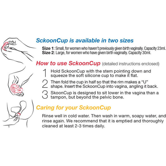 SckoonCup BEGINNER's CHOICE Menstrual Cup, Made in USA FDA Approved, Organic Cotton Pouch- Zen - SckoonCup