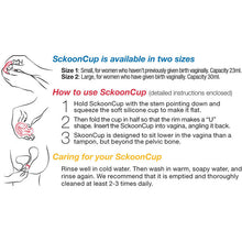SckoonCup BEGINNER's CHOICE Menstrual Cup, Made in USA FDA Approved, Organic Cotton Pouch - Clarity - SckoonCup