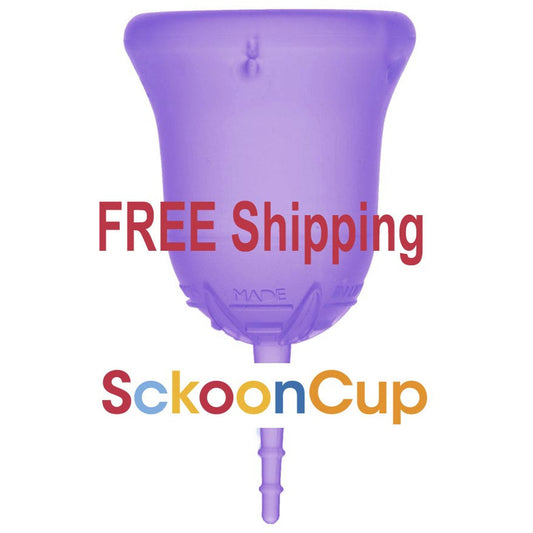SckoonCup - Menstrual Cup: Purple Size 1 - Free Shipping - SckoonCup