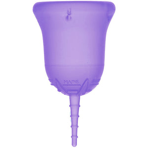 SCKOONCUP - MENSTRUAL CUP AND SCKOON ORGANIC COTTON PAD SET PURPLE - ZEN - SckoonCup