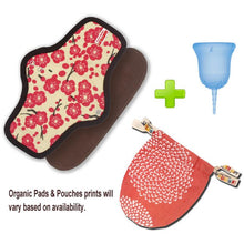SCKOONCUP - MENSTRUAL CUP AND SCKOON ORGANIC COTTON PAD SET - BALANCE - SckoonCup
