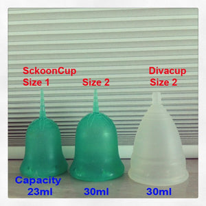 BUY WITH A FRIEND SAVE MONEY 2 SCKOONCUPS $66  FREE SHIPPING Custom Choose Color & Size - CLARITY - SckoonCup