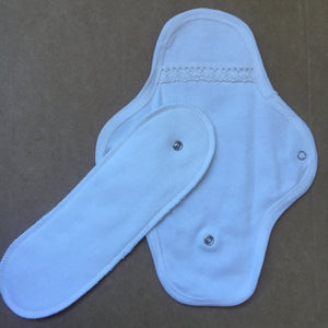 Organic Cotton Cloth Menstrual Pad Mini No-Leak Snap-on Pads (Melody Flowers) - SckoonCup