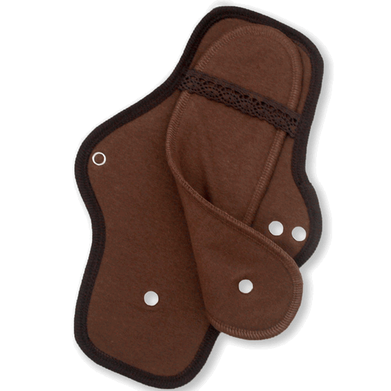 Organic Cotton Cloth Menstrual Pad No Leak Snap-on Type: Fireworks Moegi - SckoonCup